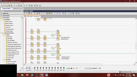 Traffic light 3 Junction LOGO soft