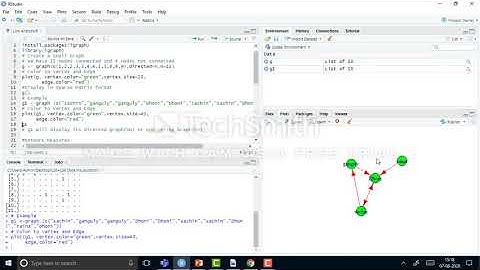 Social network Graphs using R Studio