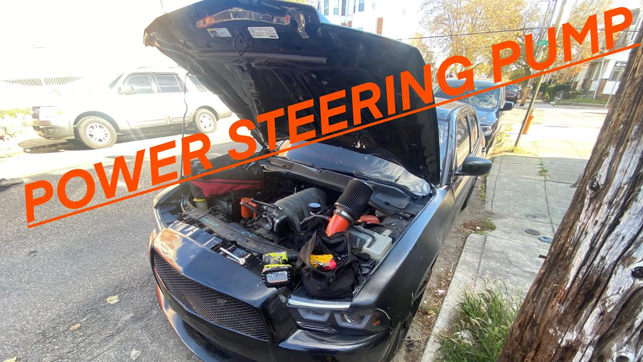 I changed my POWER STEERING PUMP on my 06 SRT8 DODGE MAGNUM YouTube