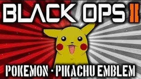 Pikachu from Pokemon Black Ops 2 Emblem Editor