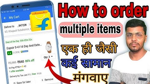 Flipkart Se Order Kaise kare//How To Order Multiple items In Flipkart//How To Buy Multiple Items