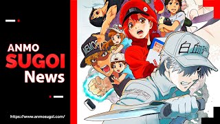 SUGOI NEWS: Noticias de Hataraku Saibou, In/Spectre, las Quintidiosas, Netflix y más.