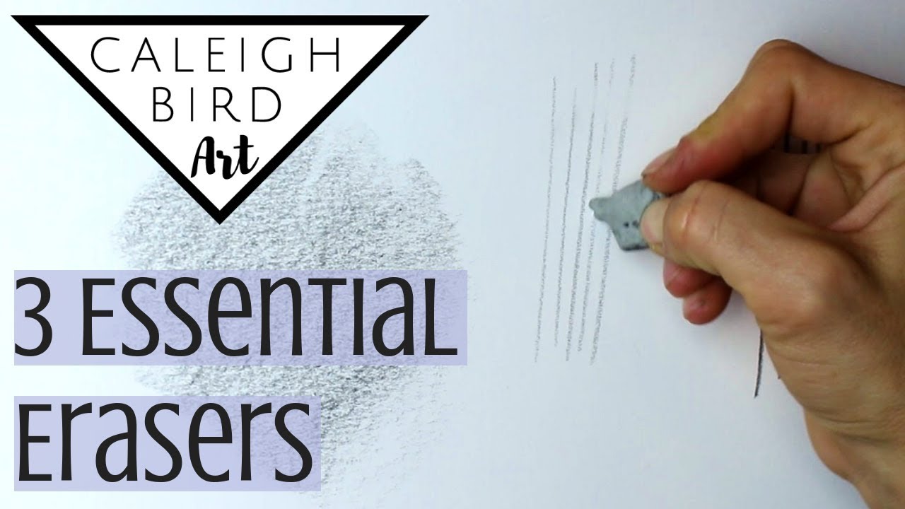 The Best And Worst Erasers For Artists of Graphite, Colored Pencil,  Charcoal, Pastel and Carbon 