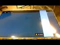 WHAT NOT TO DO TO A LED LCD TV Sony LED LCD TV with a White Bar In The Picture