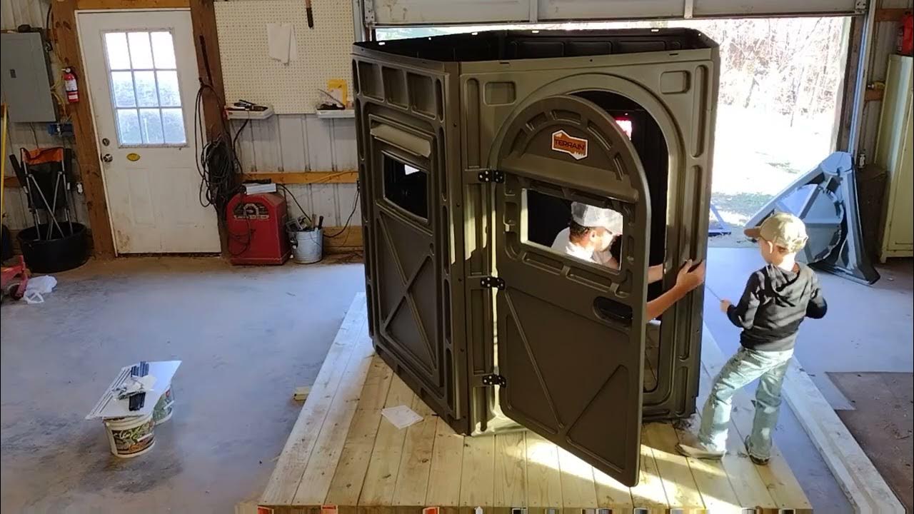 Terrain "Range" pentagon box blind for the newly timbered farm YouTube