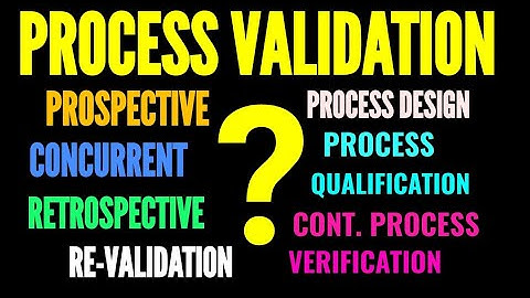 3 stages and 4 types of Process Validation | FDA Guidance on process validation