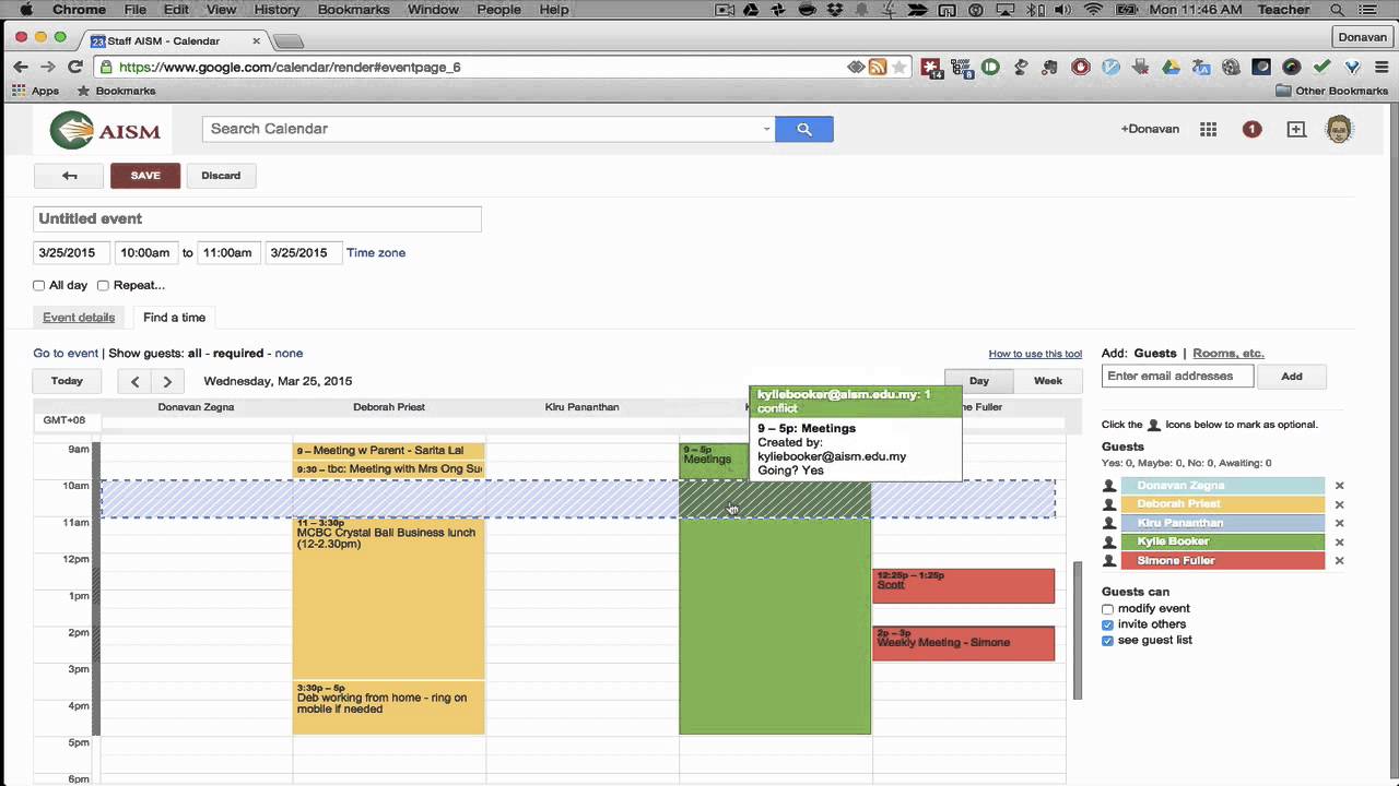 Google Calendar Scheduling Multiple People YouTube