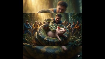 Unbelievable Footage: Courageous Rescue Team Fights Giant Python to Save Innocent Pig