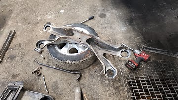 Saab 9-5 rear subframe removal