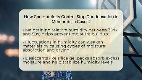 How Can Humidity Control Stop Condensation In Memorabilia Cases? - The Memorabilia Zone