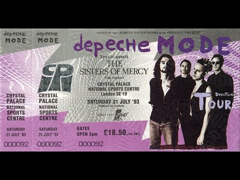 Depeche Mode - Crystal Palace National Sports Centre, London, Uk - 31071993 -