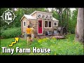 Cute Tiny House on a farm is young couple