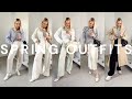 SPRING OUTFITS 2023 | Casual outfits that are easy to recreate! H&amp;M, Mango, Cos and more!