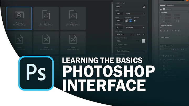 Learning the Basics | The Photoshop Interface