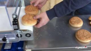 Buns & Bagels/ Hamburgers Horizontal  Full cut Slicer, Gasparin slicer mod. 110/1