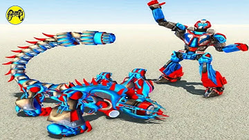 Scorpion Robot Transforming: Robot Shooting Game  - Android Gameplay FullHD