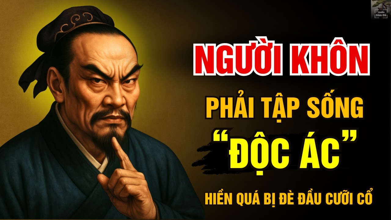 Outline Video Triết lý CỔ NHÂN - NGƯỜI KHÔN phải tập sống ĐỘC ÁC | triết lý cuộc sống