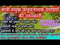 Fungicides || सभी प्रमुख फफूंदनाशकों के बारे में जानकारी || informations about all major fungicides