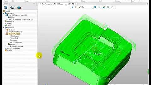 ZW3D CAM 3X Milling Tutorial - Rough Offset 2D