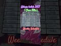 Udaan batch 2027( Class 10th) Weekly Schedule #Cbse Student#