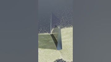 Minecraft Sand falls on sharp glass, realistic, RTX #Shorts