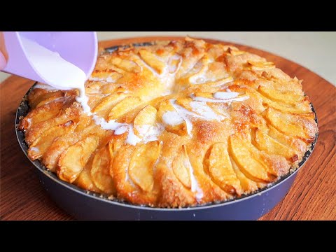 Видео рецепт Сахарный пирог с яблоками