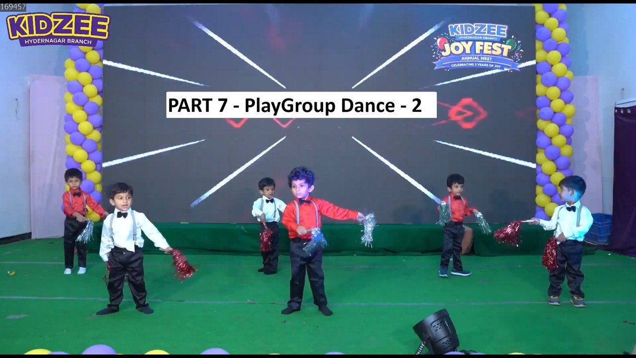 Kidzee Hydernagar Joy Fest - Part 7 | Toca Toca Dance by Playgroup | PreSchools in Hyderabad |