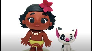 MOANA PLAY DOH Dibujos Animados para niños y bebés!!! 💚 dibusYmas