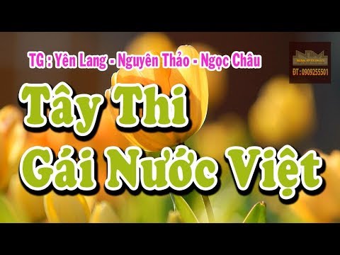 Tây Thi Gái Nước Việt Karaoke | Tập Hát Trích Đoạn | Beat Vọng Cổ | Song Ca
