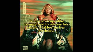 H2Hoe releasing tomorrow!! #cupcakke