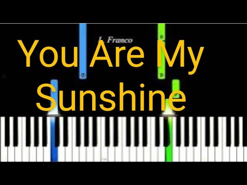 You Are My Sunshine EASY Piano Tutorial by Franco - YouTube