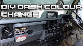 How To Change The Colour Of Your 4x4's Dash DIY  HJ75 Troopy Build (EP10)