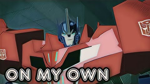 On my own Transformers prime robot in disguise @optimusprime