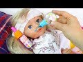 Эмили в ПОСТЕЛИ, Пропустила ШКОЛУ #Куклы Пупсики #Бебибон Игрушки Играем в Дочки Матери