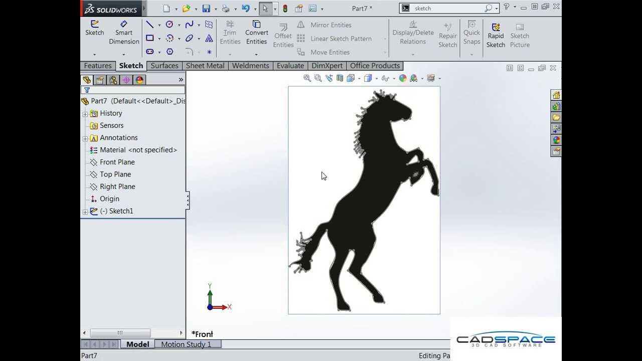 uses of rapid sketch in solidworks