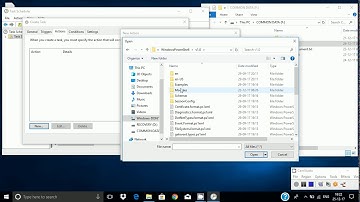 how to run powershell script through task scheduler