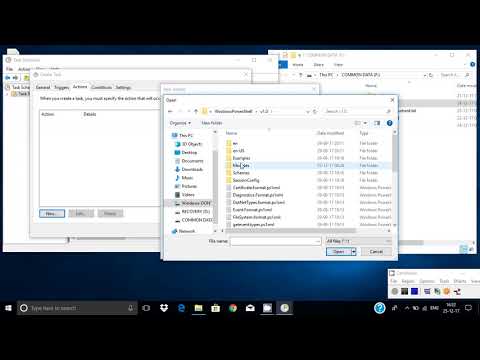वीडियो: मैं विंडोज शेड्यूलर में पावरशेल स्क्रिप्ट कैसे चला सकता हूं?