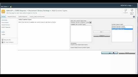 (SSRS) Enabling Content Types in SharePoint2010.wmv