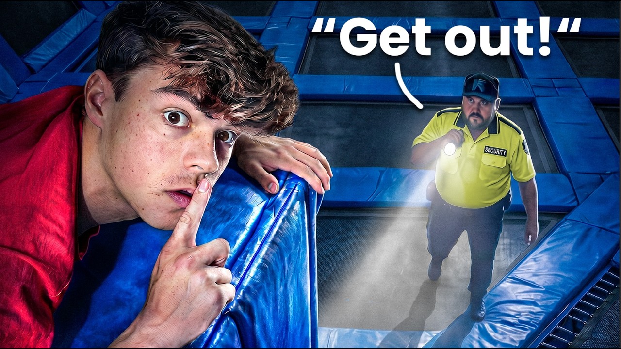 I Tested Trampoline Park AFTER Midnight!