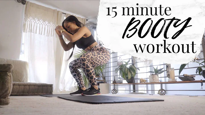 15 Minute Booty Workout | At Home with Joie Chavis