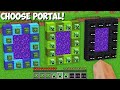 New SECRET WAY TO BUILD MOB PORTAL in Minecraft ! CHOOSE BETTER MOB PORTAL !