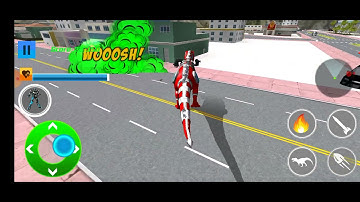 Dino Transform Car Robot Shooting Robot Games level 3 - Android Gameplay