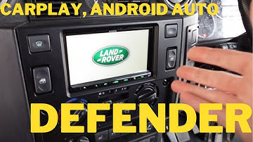 Landrover Defender 2015 Puma. Apple CarPlay, Android Auto, Reverse Camera Solution!