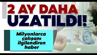 Kisa Çalişma Bi̇ti̇yor İşten Çikarma Yasaği Nakdi̇ Ücret Ve Geçi̇ci̇ İşgücü Desteği̇ Uzatildi.10.03.2021