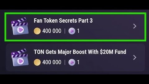 Fan Token Secrets Part 3 | Tapswap Code | 29 November | Fan Token Secrets Part 3