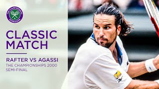 Andre Agassi vs Pat Rafter | Wimbledon 2000 Semi-final | Full Match Replay