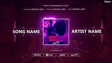 Create stunning audio spectrum or music visualizer - Best Lyric & Music Videos service