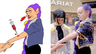 Golden From the KPop Demon Hunters Movie Fun Squad Music Video Cover Drawing Meme | Fun Squad