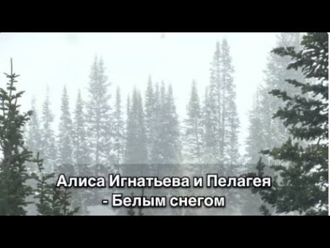 Алиса Игнатьева/Пелагея — Белым снегом текст