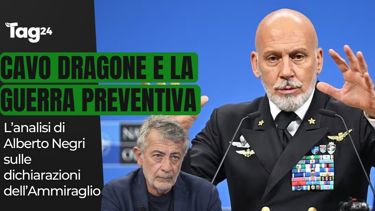 Alberto Negri commenta Cavo Dragone sulla "guerra preventiva della Nato contro la Russia"